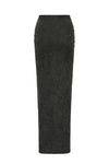 OUDE WAAG 25 autumn and winter stretch velvet pleated skirt OW-OW-25AW-SK17T1GR590-ML dark green